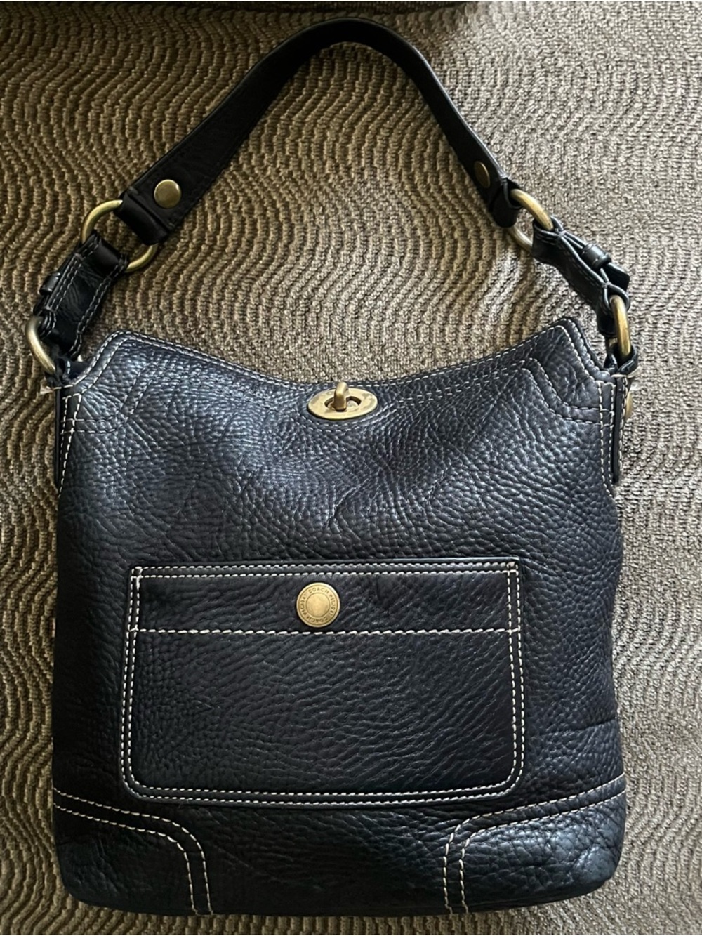 Coach Chelsea NS Pebbled Leather Bag - Picture 4 of 14